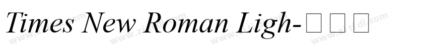 Times New Roman Ligh字体转换 Times New Roman Ligh字体转换